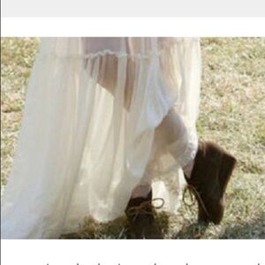 Clarks Yarra Suede Wedge Desert black Lace up bootie